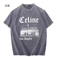 $45.00 USD Celine T-Shirts Short Sleeved For Men #1347008