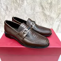 $160.00 USD Salvatore Ferragamo Leather Shoes For Men #1347985
