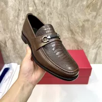 $160.00 USD Salvatore Ferragamo Leather Shoes For Men #1347985