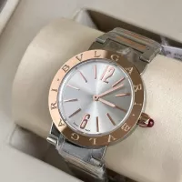 $162.00 USD Bvlgari AAA Quality Watches In Rose Gold For Women #1348041
