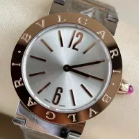 $162.00 USD Bvlgari AAA Quality Watches In Rose Gold For Women #1348041