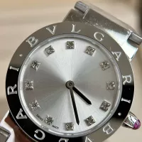 $158.00 USD Bvlgari AAA Quality Watches In Silver For Women #1348042