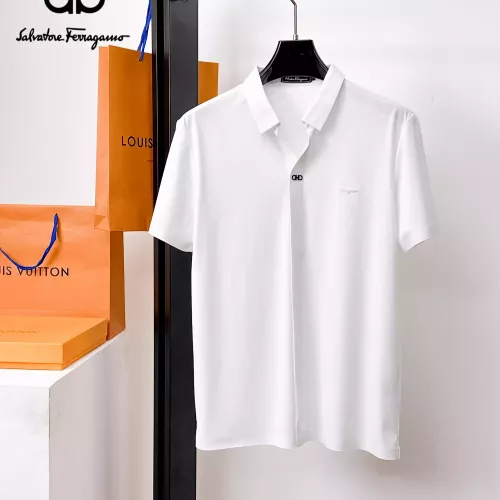 Salvatore Ferragamo T-Shirts Short Sleeved For Men #1353871, $52.00 USD, [ITEM#1353871], Salvatore Ferragamo T-Shirts
