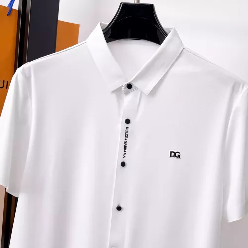 Replica Dolce & Gabbana D&G Shirts Short Sleeved For Men #1353895 $52.00 USD for Wholesale