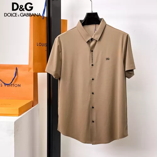 Dolce & Gabbana D&G Shirts Short Sleeved For Men #1353896