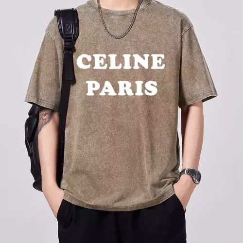 Celine T-Shirts Short Sleeved For Men #1354185