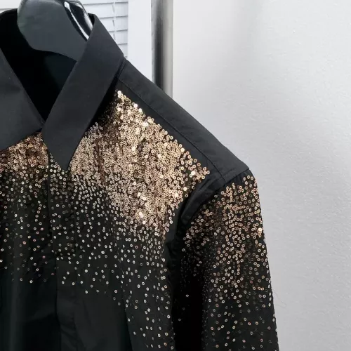 Replica Yves Saint Laurent YSL Shirts Long Sleeved For Men #1354516 $76.00 USD for Wholesale