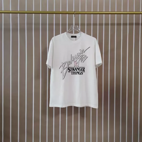 Balmain T-Shirts Short Sleeved For Unisex #1354893, $32.00 USD, [ITEM#1354893], Balmain T-Shirts