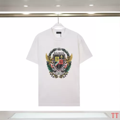 Balmain T-Shirts Short Sleeved For Unisex #1355034, $32.00 USD, [ITEM#1355034], Balmain T-Shirts