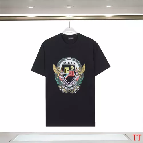 Balmain T-Shirts Short Sleeved For Unisex #1355035, $32.00 USD, [ITEM#1355035], Balmain T-Shirts