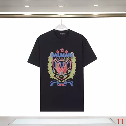 Balmain T-Shirts Short Sleeved For Unisex #1355037, $32.00 USD, [ITEM#1355037], Balmain T-Shirts