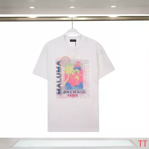 Balmain T-Shirts Short Sleeved For Unisex #1355038, $32.00 USD, [ITEM#1355038], Balmain T-Shirts