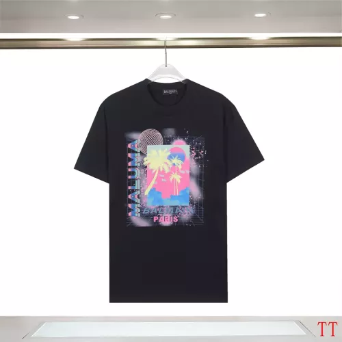 Balmain T-Shirts Short Sleeved For Unisex #1355040, $32.00 USD, [ITEM#1355040], Balmain T-Shirts