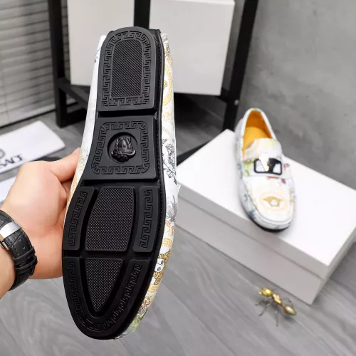 Replica Versace Leather Shoes For Men #1356062 $76.00 USD for Wholesale