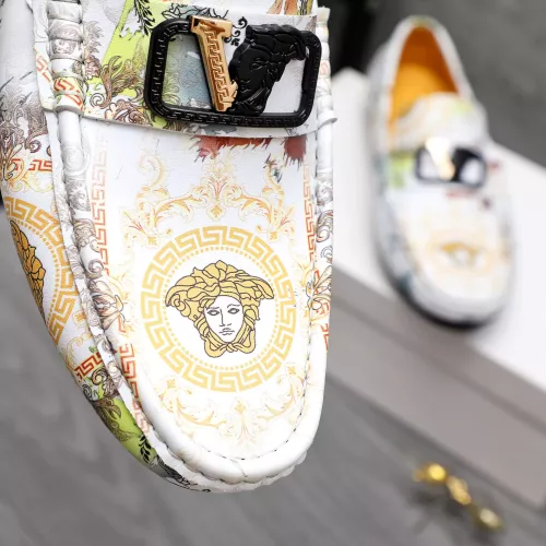 Replica Versace Leather Shoes For Men #1356062 $76.00 USD for Wholesale