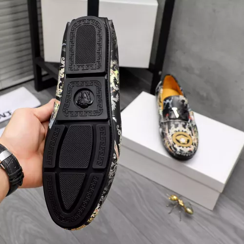 Replica Versace Leather Shoes For Men #1356063 $76.00 USD for Wholesale