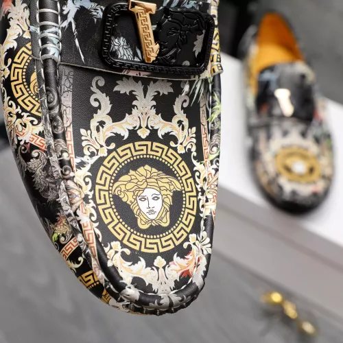 Replica Versace Leather Shoes For Men #1356063 $76.00 USD for Wholesale