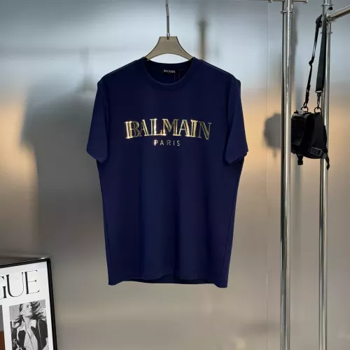 Balmain T-Shirts Short Sleeved For Men #1359298, $76.00 USD, [ITEM#1359298], Balmain T-Shirts