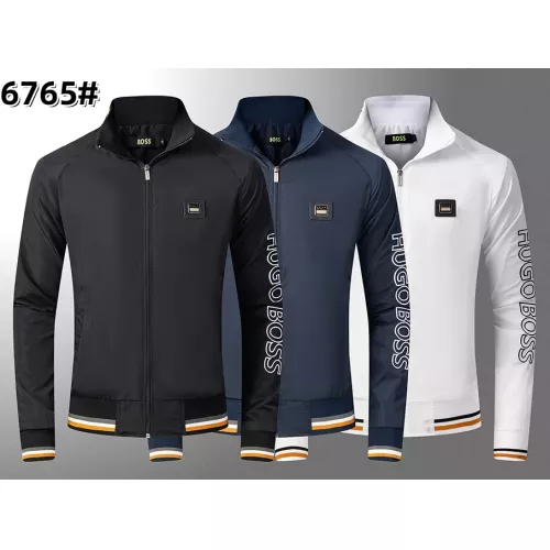 Replica Boss Jackets Long Sleeved For Men #1360891 $39.00 USD for Wholesale