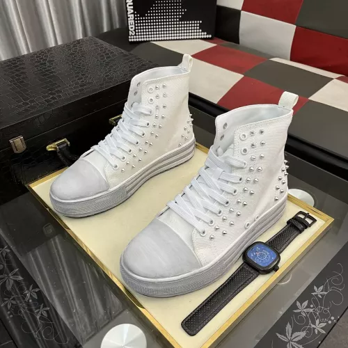 Replica Dsquared High Tops Shoes For Men #1361698 $96.00 USD for Wholesale