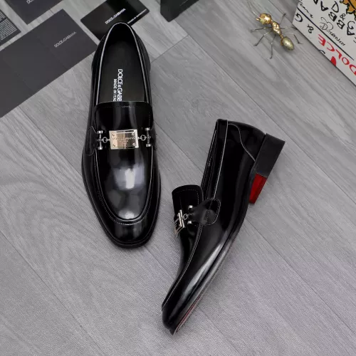 Replica Dolce & Gabbana D&G Leather Shoes For Men #1361749 $96.00 USD for Wholesale