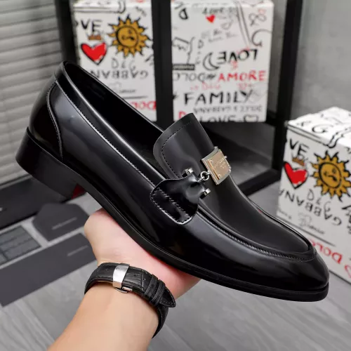 Replica Dolce & Gabbana D&G Leather Shoes For Men #1361749 $96.00 USD for Wholesale