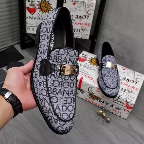 Replica Dolce & Gabbana D&G Leather Shoes For Men #1361751 $96.00 USD for Wholesale