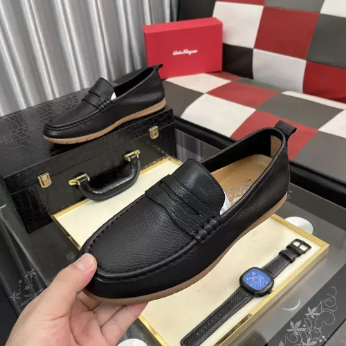 Salvatore Ferragamo Leather Shoes For Men #1362169