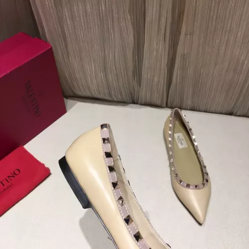 Replica Valentino Flat Shoes For Women #1362290 $92.00 USD for Wholesale