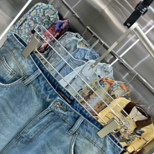 Replica Chrome Hearts Jeans For Unisex #1362727 $48.00 USD for Wholesale