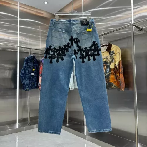 Replica Chrome Hearts Jeans For Unisex #1362734 $56.00 USD for Wholesale
