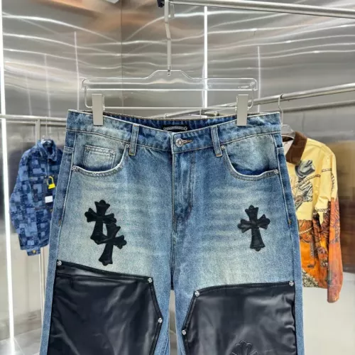 Replica Chrome Hearts Jeans For Unisex #1362735 $56.00 USD for Wholesale