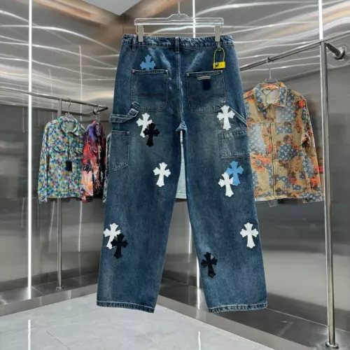 Replica Chrome Hearts Jeans For Unisex #1362736 $56.00 USD for Wholesale