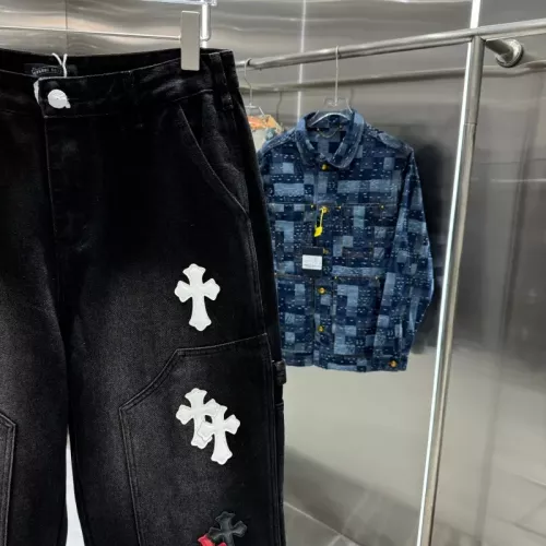 Replica Chrome Hearts Jeans For Unisex #1362739 $68.00 USD for Wholesale