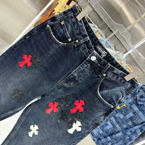 Replica Chrome Hearts Jeans For Unisex #1362740 $68.00 USD for Wholesale