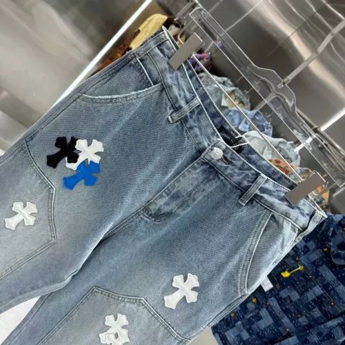 Replica Chrome Hearts Jeans For Unisex #1362741 $68.00 USD for Wholesale