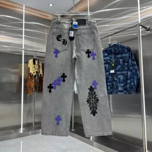 Replica Chrome Hearts Jeans For Unisex #1362744 $68.00 USD for Wholesale
