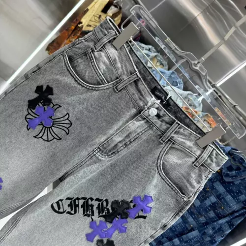 Replica Chrome Hearts Jeans For Unisex #1362744 $68.00 USD for Wholesale