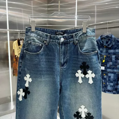 Replica Chrome Hearts Jeans For Unisex #1362746 $68.00 USD for Wholesale