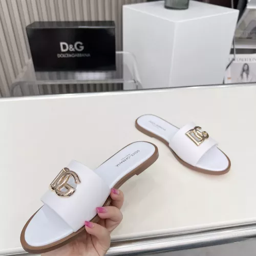Replica Dolce & Gabbana D&G Slippers For Women #1362909 $85.00 USD for Wholesale