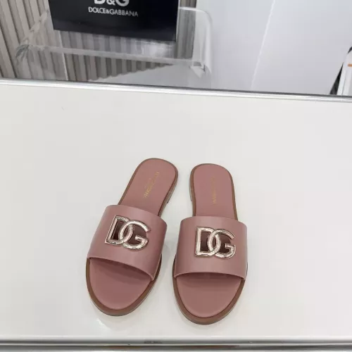 Replica Dolce & Gabbana D&G Slippers For Women #1362910 $85.00 USD for Wholesale