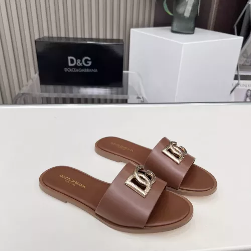 Replica Dolce & Gabbana D&G Slippers For Women #1362912 $85.00 USD for Wholesale