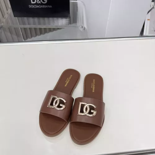 Replica Dolce & Gabbana D&G Slippers For Women #1362912 $85.00 USD for Wholesale