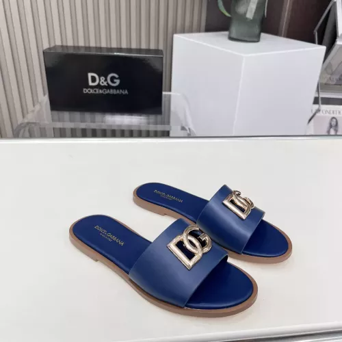 Replica Dolce & Gabbana D&G Slippers For Women #1362913 $85.00 USD for Wholesale