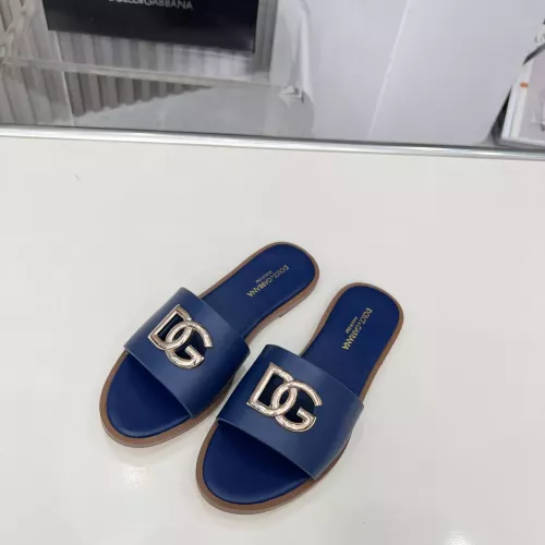 Replica Dolce & Gabbana D&G Slippers For Women #1362913 $85.00 USD for Wholesale