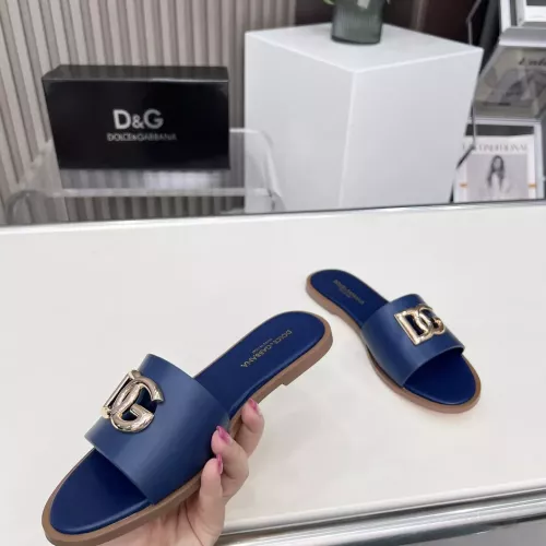 Replica Dolce & Gabbana D&G Slippers For Women #1362913 $85.00 USD for Wholesale
