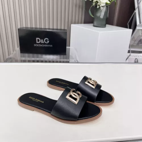 Replica Dolce & Gabbana D&G Slippers For Women #1362914 $85.00 USD for Wholesale