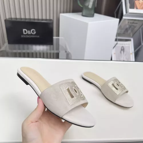 Replica Dolce & Gabbana D&G Slippers For Women #1362915 $88.00 USD for Wholesale