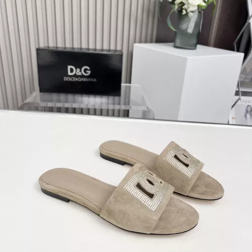 Replica Dolce & Gabbana D&G Slippers For Women #1362916 $88.00 USD for Wholesale