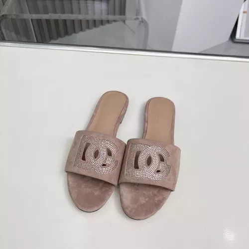 Replica Dolce & Gabbana D&G Slippers For Women #1362917 $88.00 USD for Wholesale